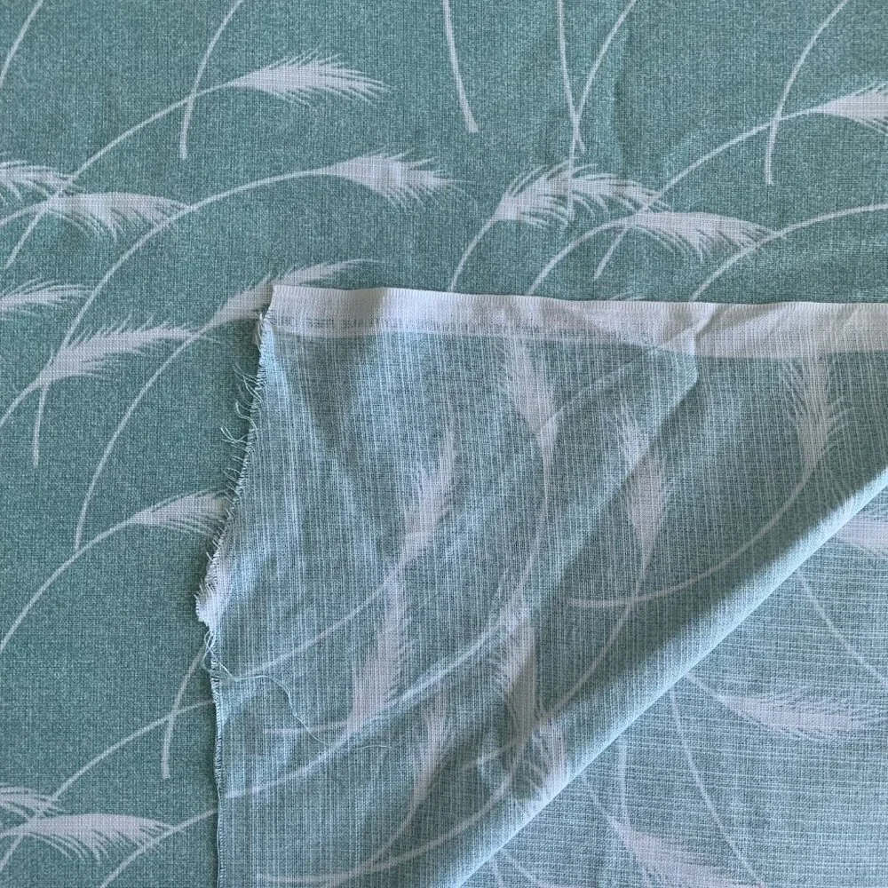 Judy Block Design Trevira Curtain Fabric 7 Yards 48” Width Sea Green